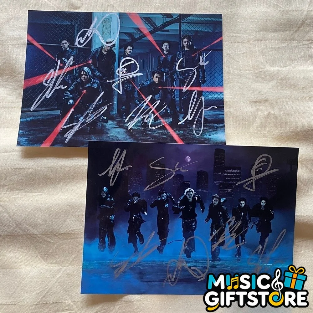 ENHYPEN Group Autographed Photo THE SIN VANISH Still Knife K-POP 4*6 2026 #MUGS, изображение 2
