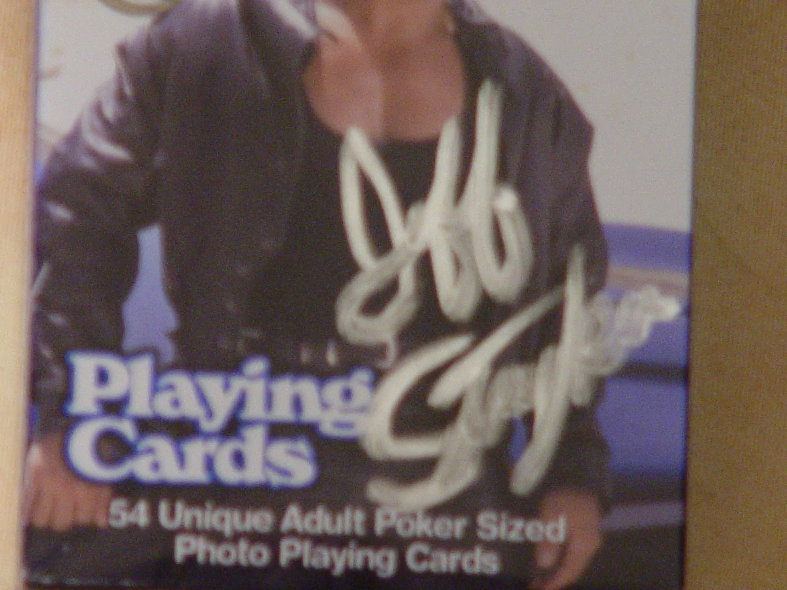 Jeff Stryker — 2 decks, Red and Blue Jeff Stryker Playing cards signed by Jeff Stryker 2 U .New, image 4