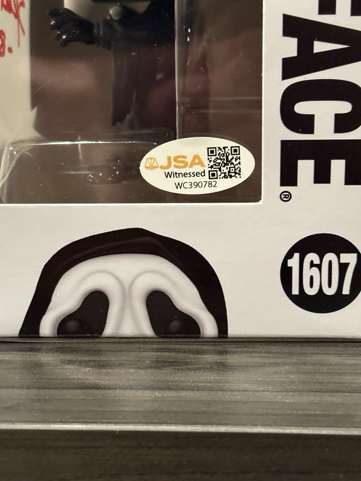 Skeet Ulrich — Matthew Lillard and Skeet Ulrich Signed Ghost Face Funko Scream Autograph JSA, image 2