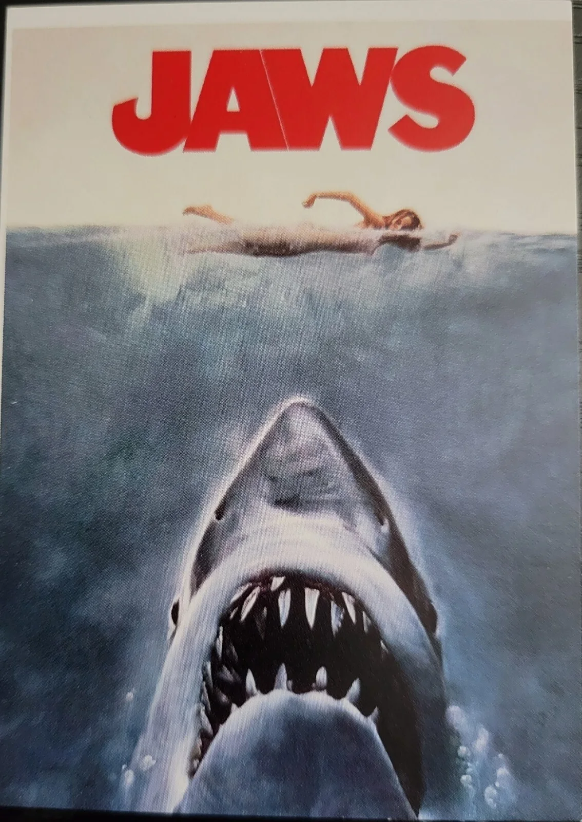Susan Backlinie — Susan Backlinie signed JAWS trading card 1st Victim, image 2
