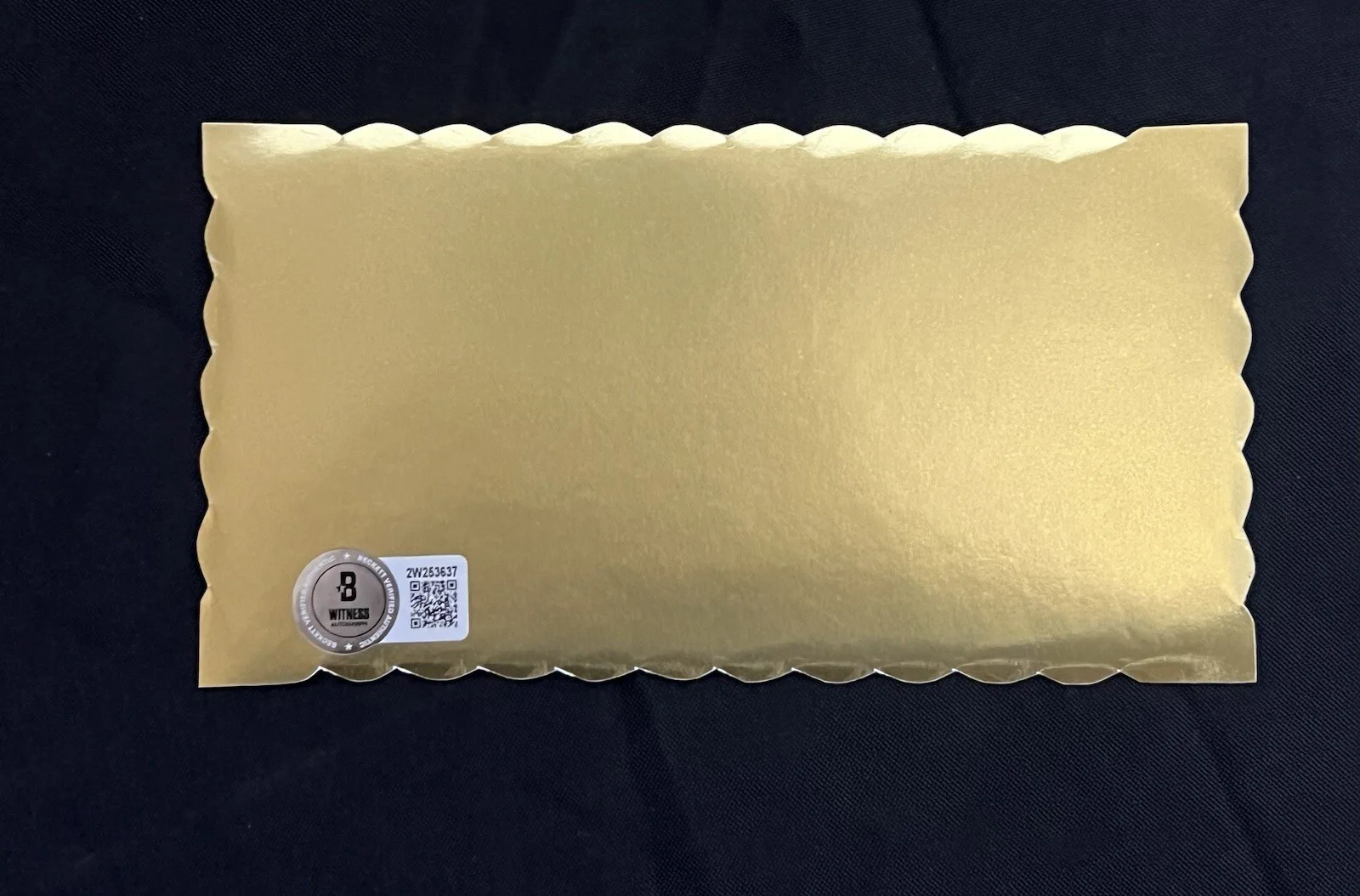 Peter Ostrum — Peter Ostrum Signed Replica Golden Ticket Willy Wonka “Charlie” Beckett, image 2
