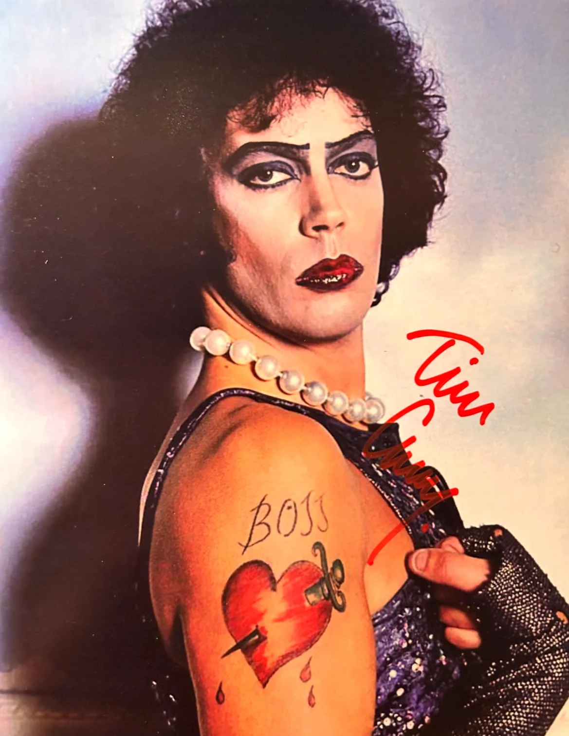 Tim Curry — Tim Curry ROCKY HORROR Signed 8x10" Original Authentic Autograph w/COA, image 3