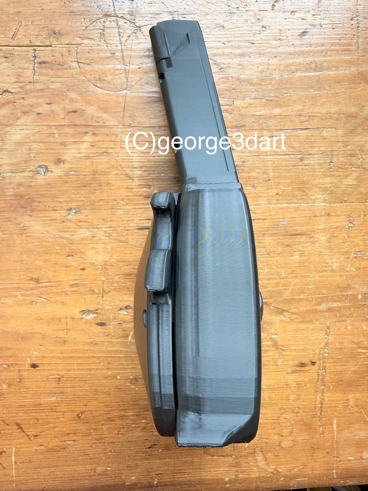 Glock Drum 9mm Magazine 3d Printed Cosplay Prop, image 3