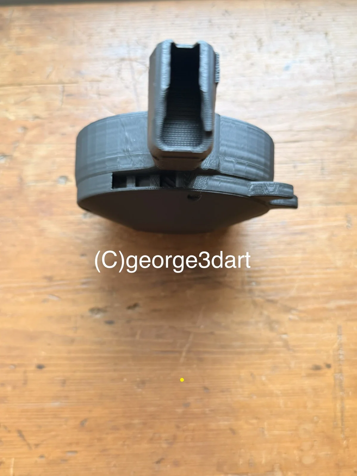 Glock Drum 9mm Magazine 3d Printed Cosplay Prop, image 4