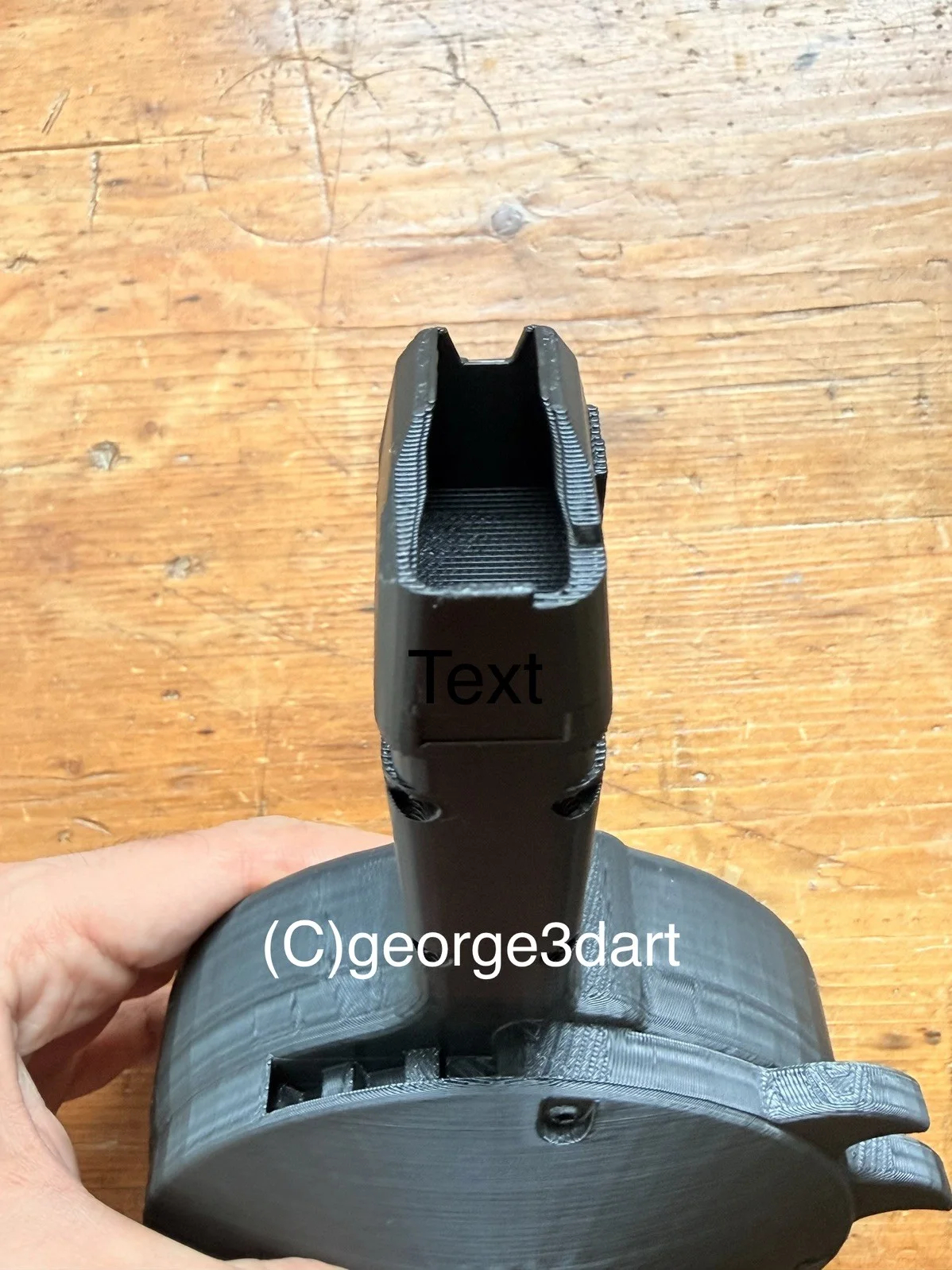 Glock Drum 9mm Magazine 3d Printed Cosplay Prop, image 5