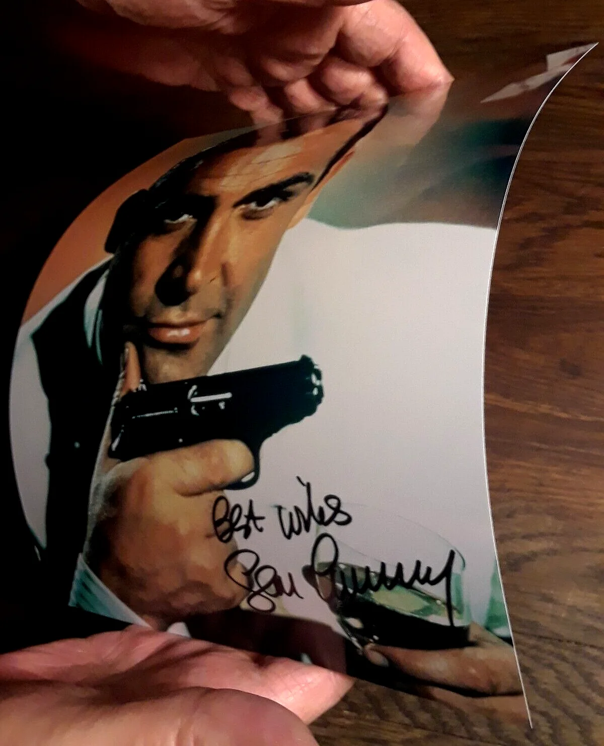Sean Connery — James Bond 007 Photo ~ Sean Connery Autographed 8 x 10 ~ Premium UPGRADE~Signed, image 3
