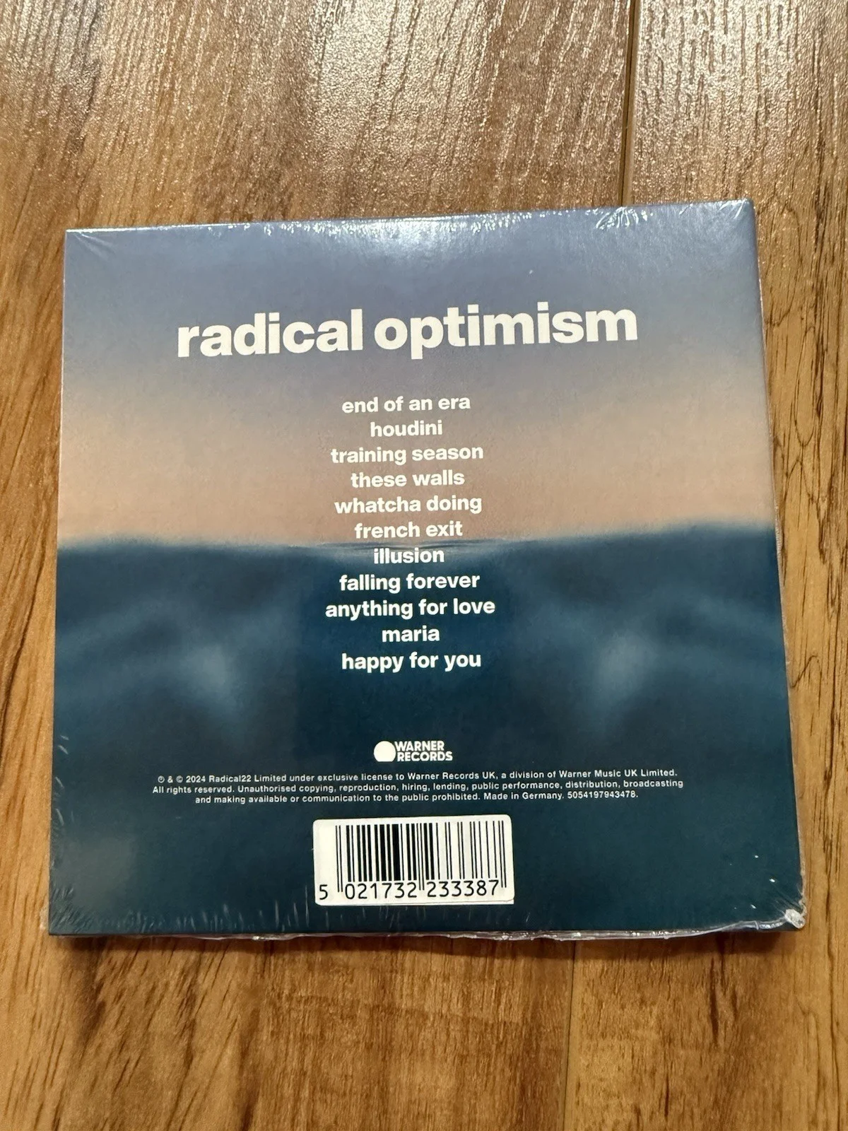 SIGNED Dua Lipa Radical Optimism Lenticular CD Autographed Insert Sealed, image 2