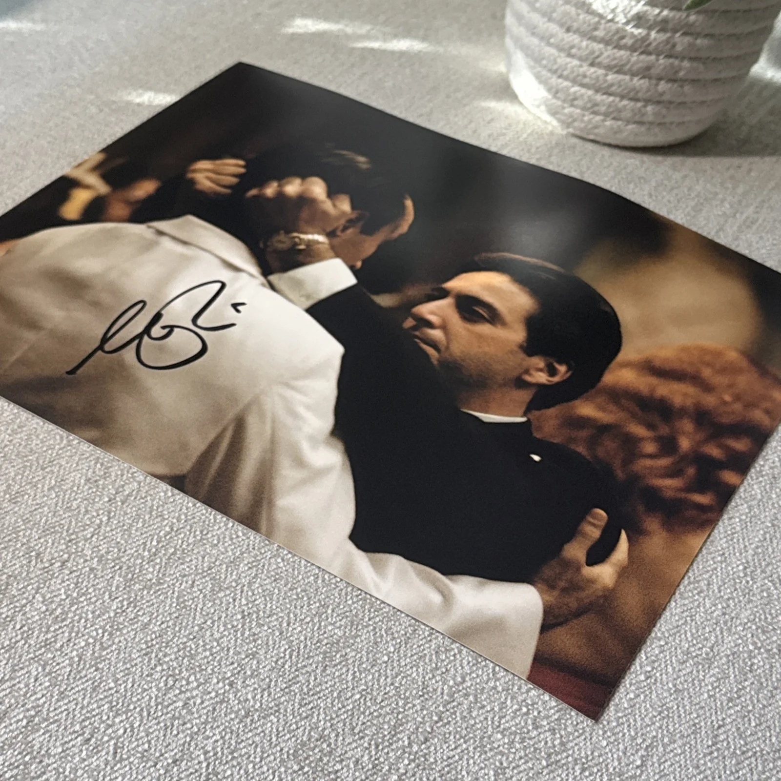 AL PACINO — AL PACINO Signed (THE GODFATHER) 8x10" GENUINE Authentic Autograph w/COA & Holo!, image 3