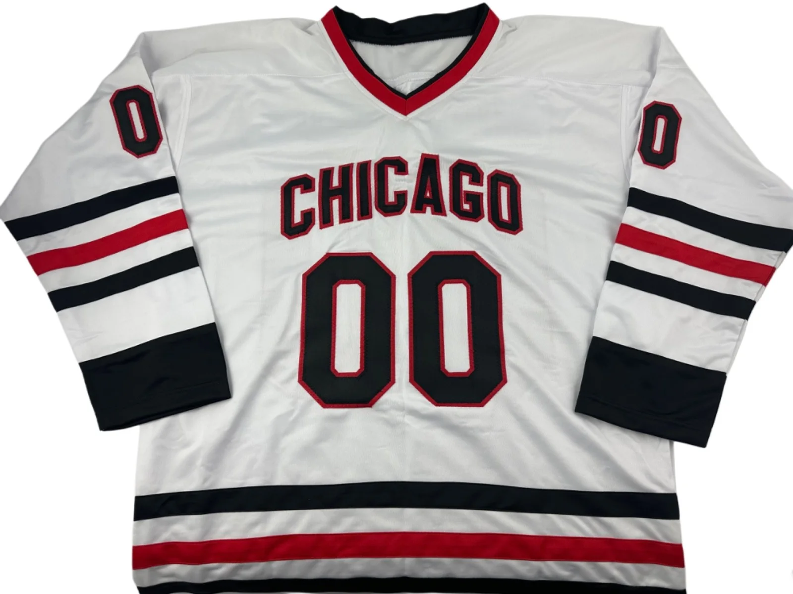 Chevy Chase — Chevy Chase Signed Chicago Hockey Jersey Clark Griswold Christmas Vacation COA, image 2