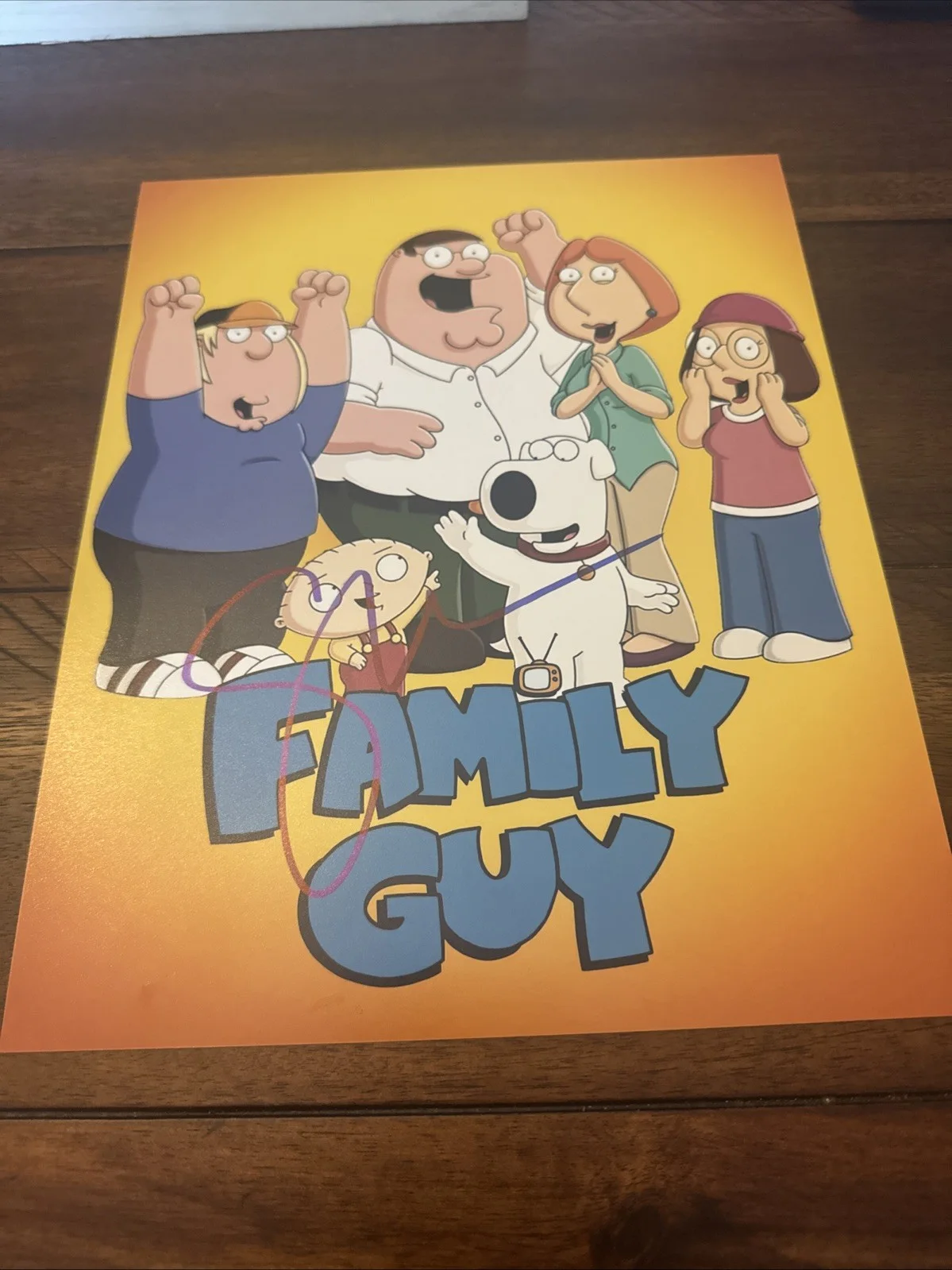 Seth MacFarlane — Seth MacFarlane Signed Family Guy 8x10 Iconic Photo Autographed w/COA & Hologram
