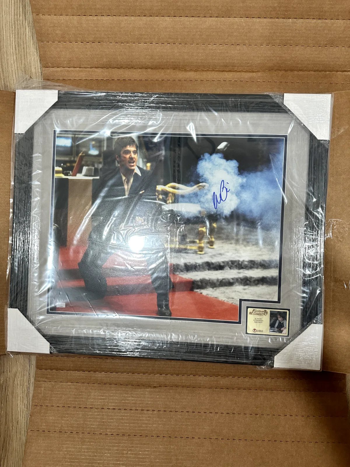 Al Pacino — Al Pacino Signed Scarface Frame With COA (Still In Plastic), image 4