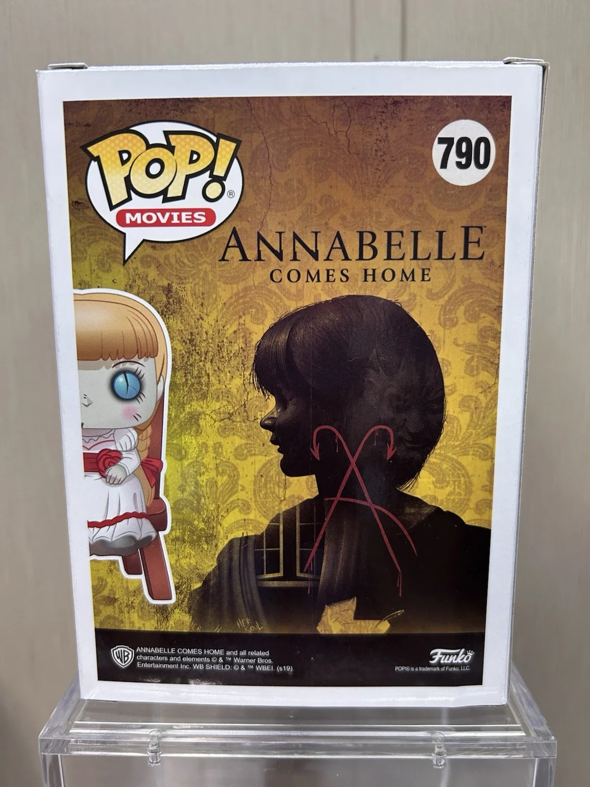 Samara Lee — Samara Lee Signed with Character Name Funko Pop Annabelle OC Celebrity authentic, image 4