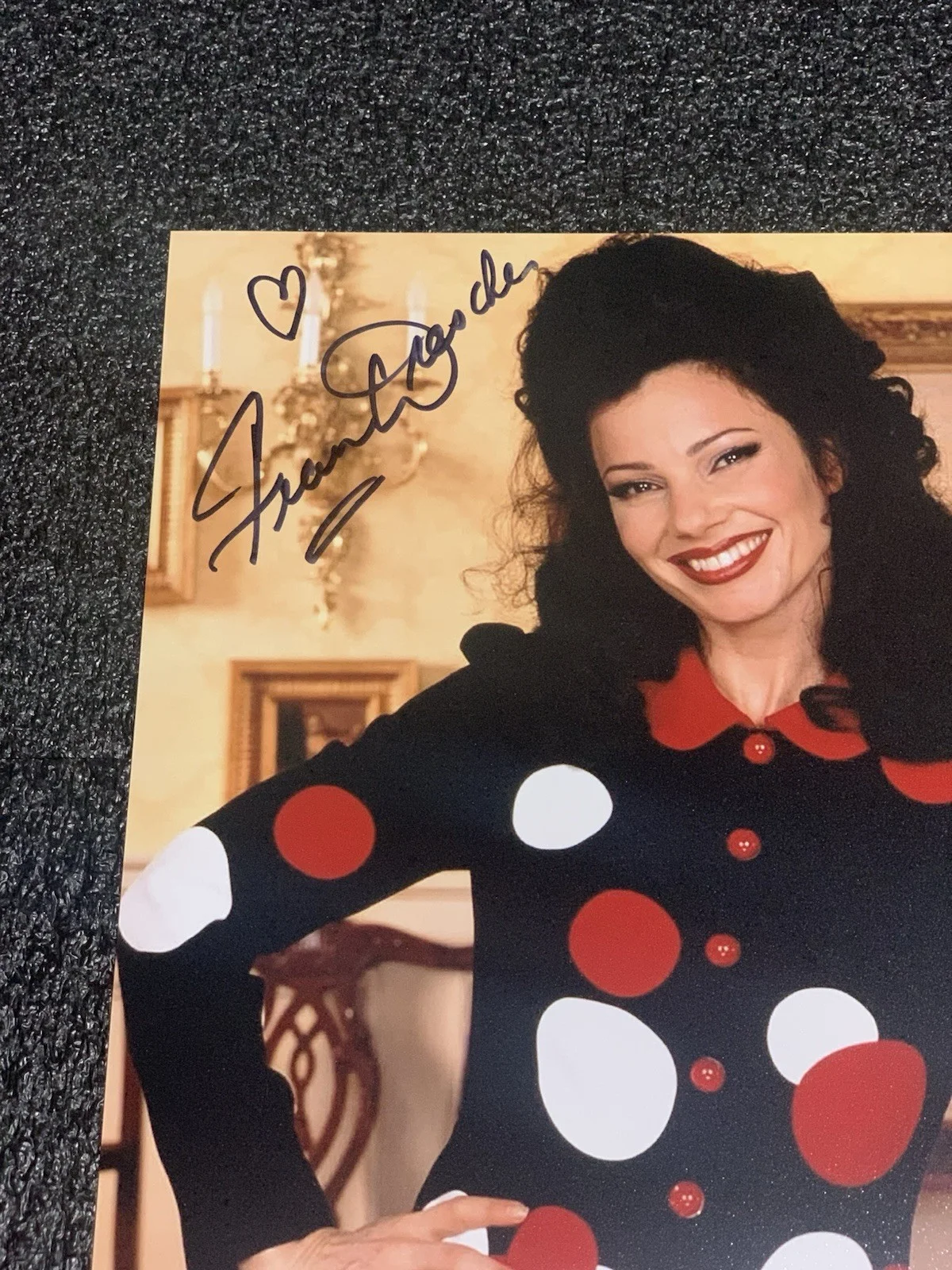 FRAN DRESCHER SIGNED 8x10 PHOTO SATURDAY NIGHT FEVER NANNY BECKETT BAS JSA PSA, изображение 2