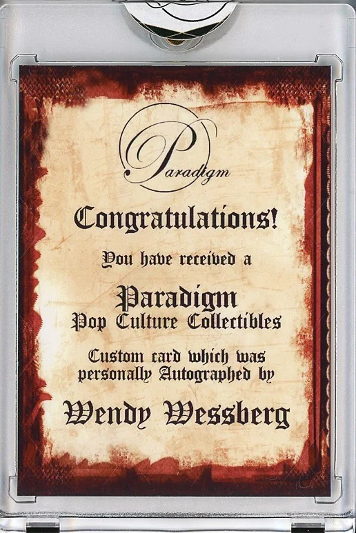 Wendy Wessberg — -HALLOWEEN- WENDY WESSBERG Signed/Autograph/Auto Certified Horror Movie Card, image 2
