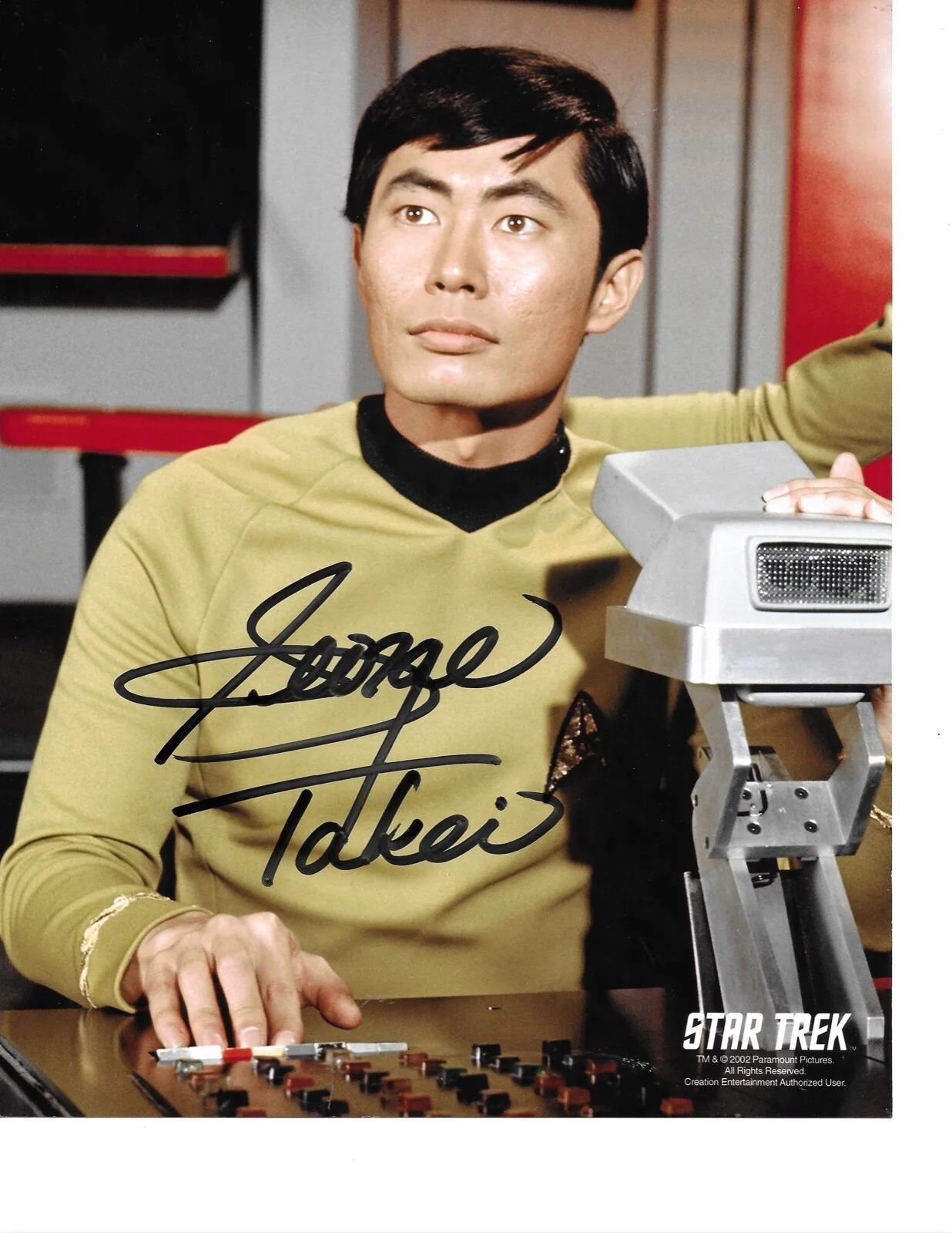 George Takei — George Takei Star Trek "Sulu" Hand Signed In Person Autographed BECKETT BAS COA, image 3