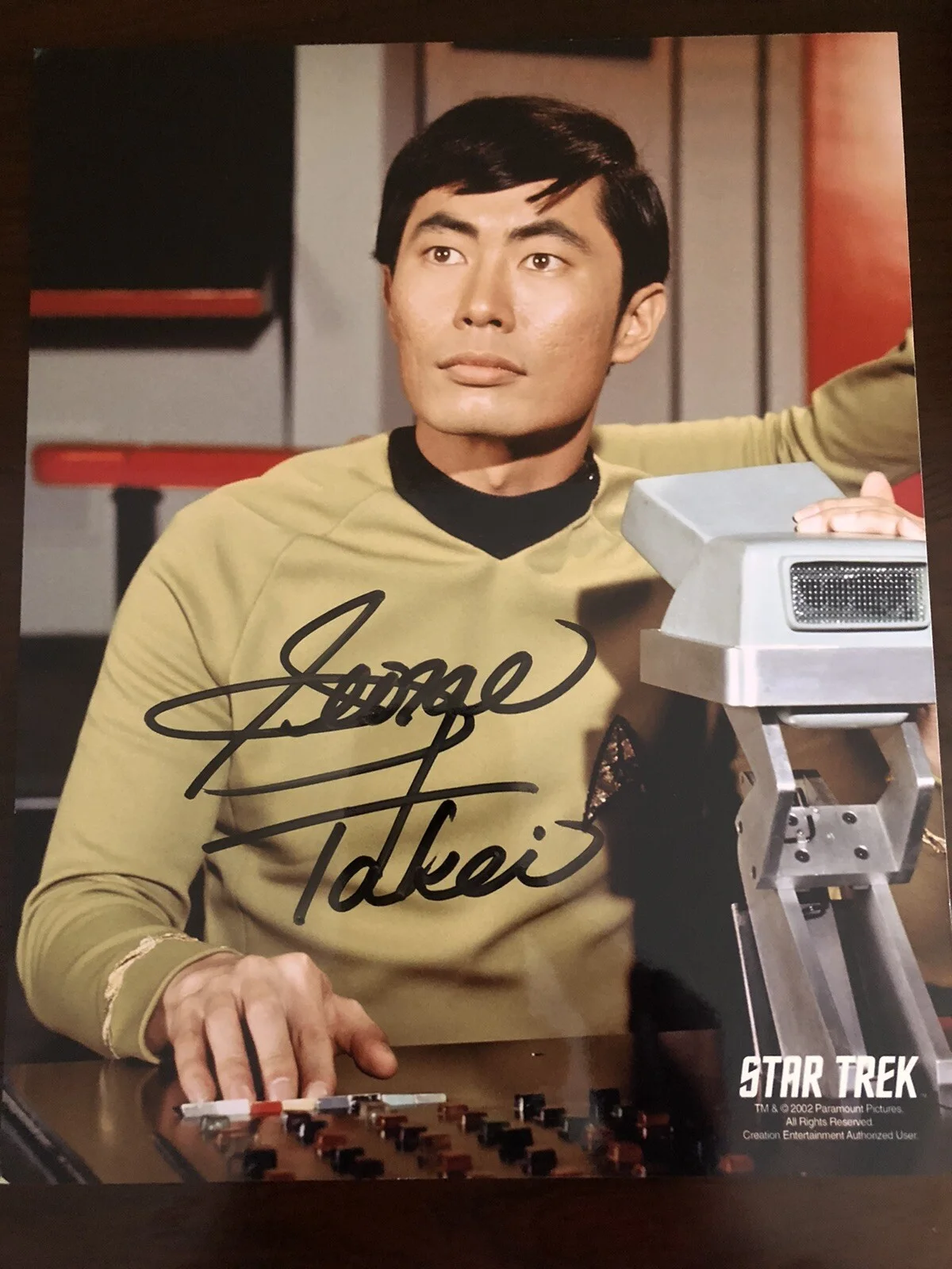 George Takei — George Takei Star Trek "Sulu" Hand Signed In Person Autographed BECKETT BAS COA, image 5