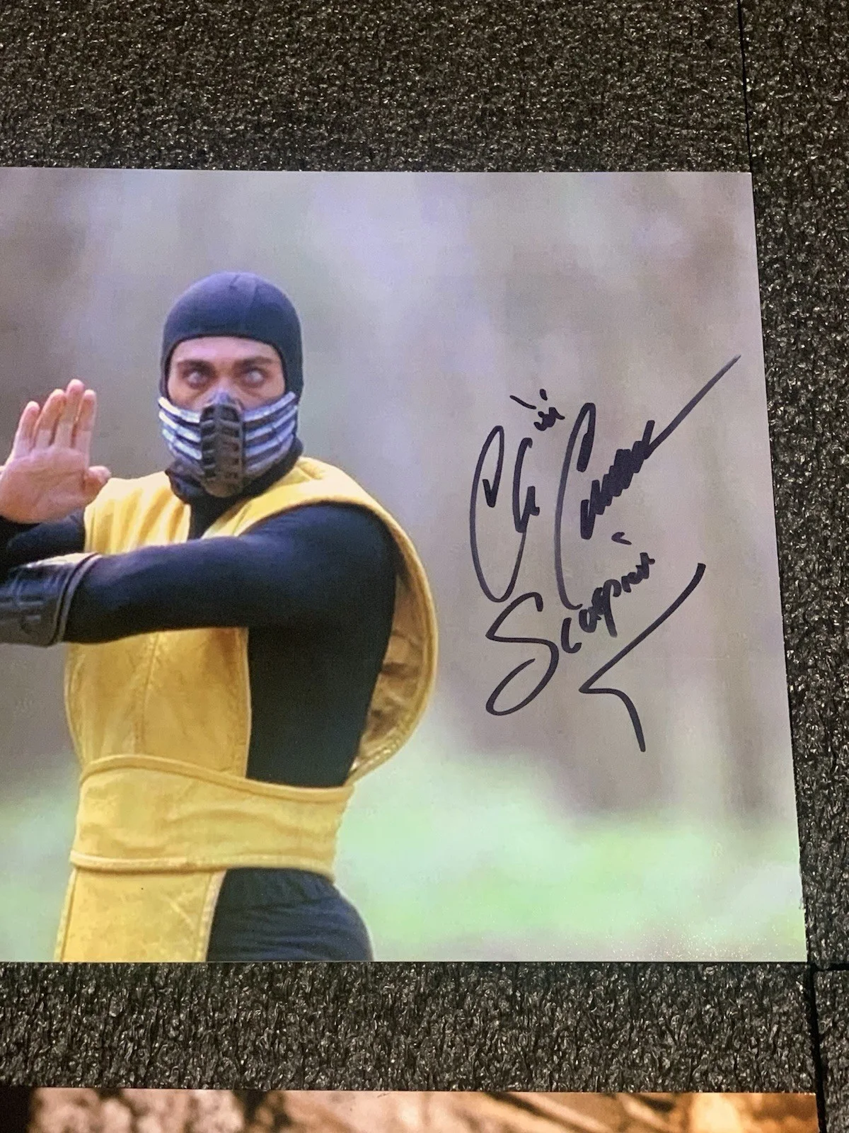 MUSETTA VANDER CHRIS CASAMASSA SIGNED 8X10 PHOTOS MORTAL KOMBAT BAS JSA PSA GAI, image 2