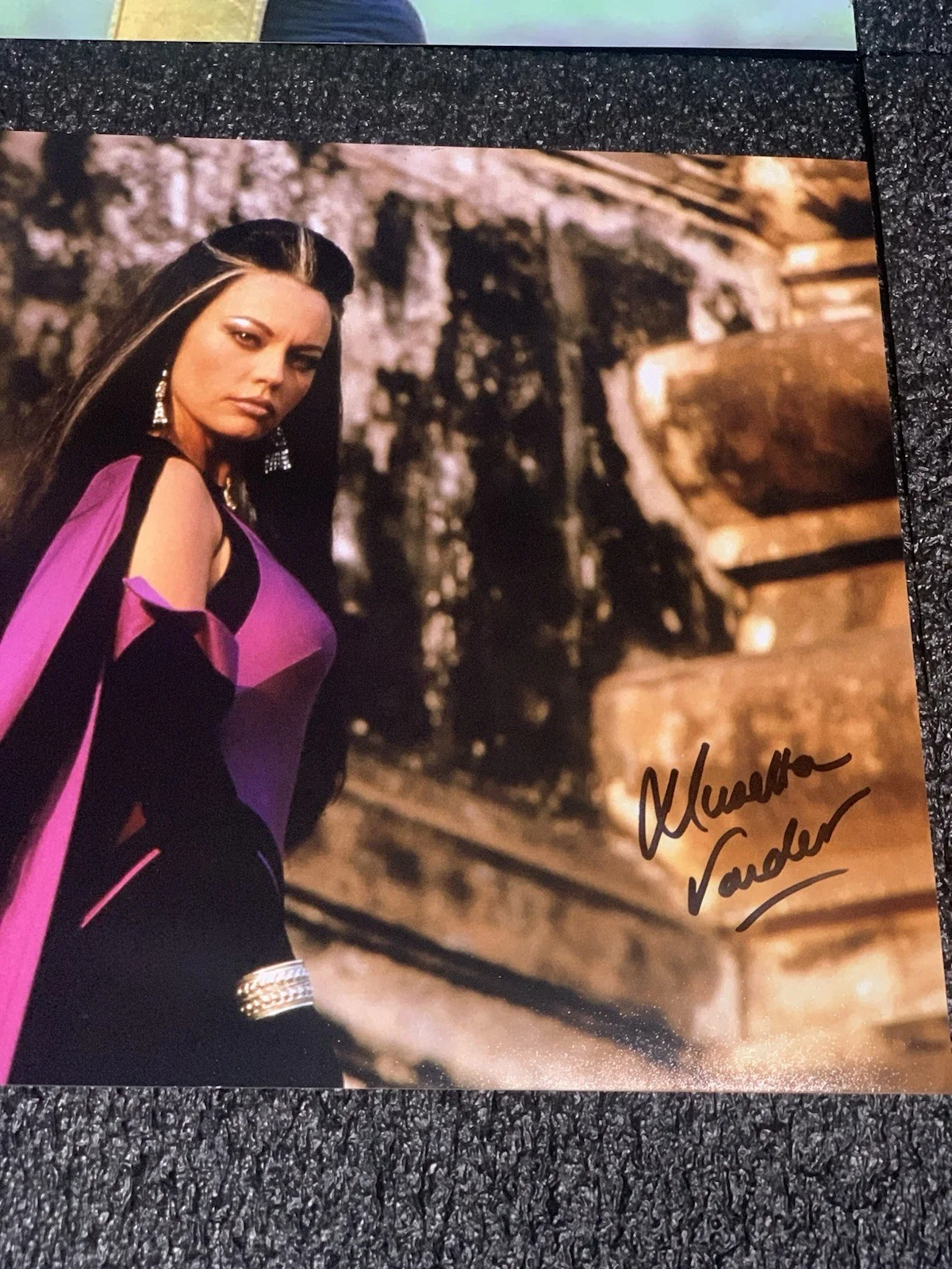 MUSETTA VANDER CHRIS CASAMASSA SIGNED 8X10 PHOTOS MORTAL KOMBAT BAS JSA PSA GAI, image 4