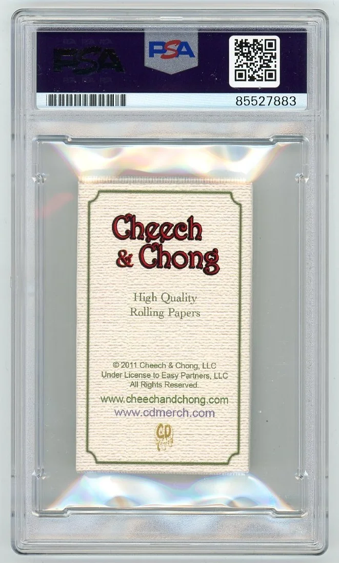 Cheech Marin Tommy Chong — Cheech Marin Tommy Chong SIGNED Rolling Papers Cheech & Chong PSA Autograph Slab, image 2