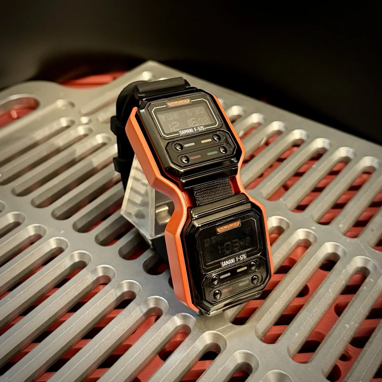 Alien Nostromo Inspired Samani F-575 Dual Digital Watch Metal/Resin/Silicone, image 4