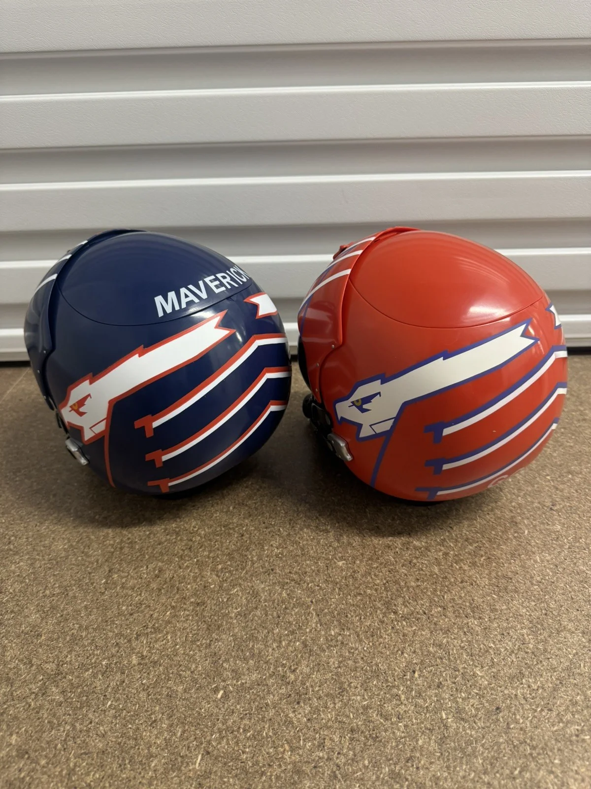 Top Gun 40th Anniversary Maverick And Goose Helmet Popcorn Buckets Bundle New, image 3