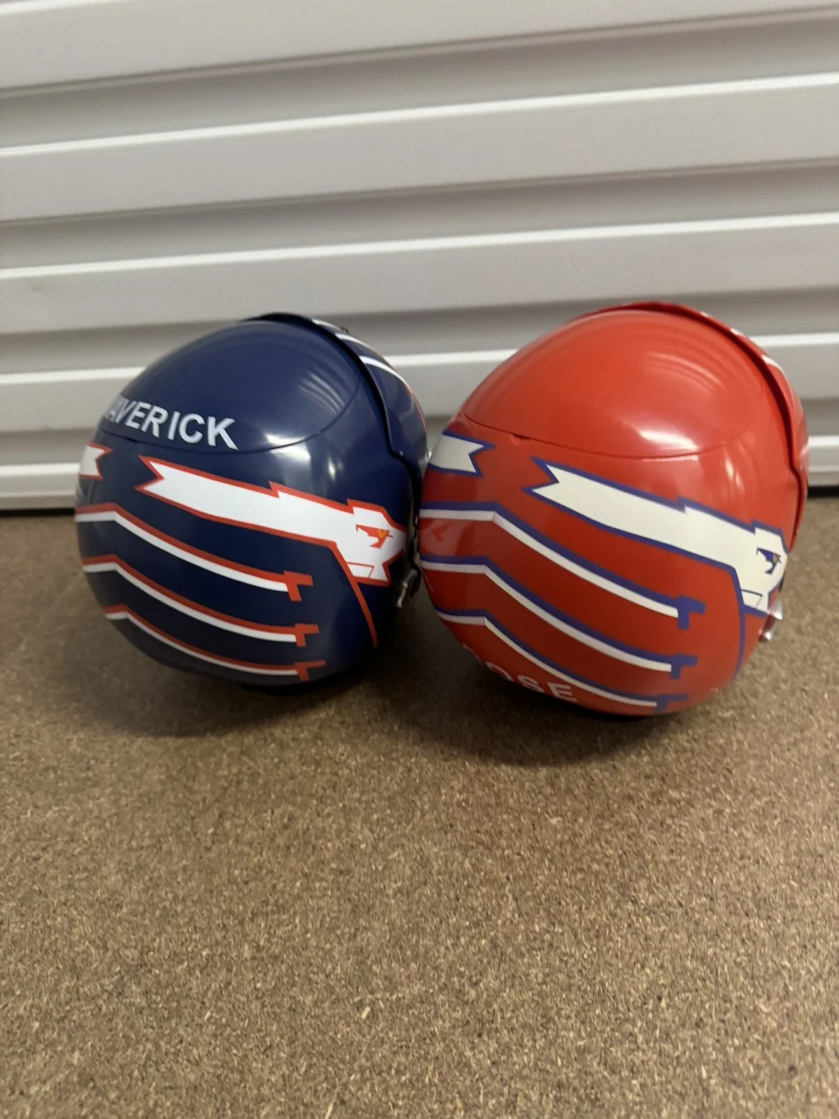 Top Gun 40th Anniversary Maverick And Goose Helmet Popcorn Buckets Bundle New, image 4