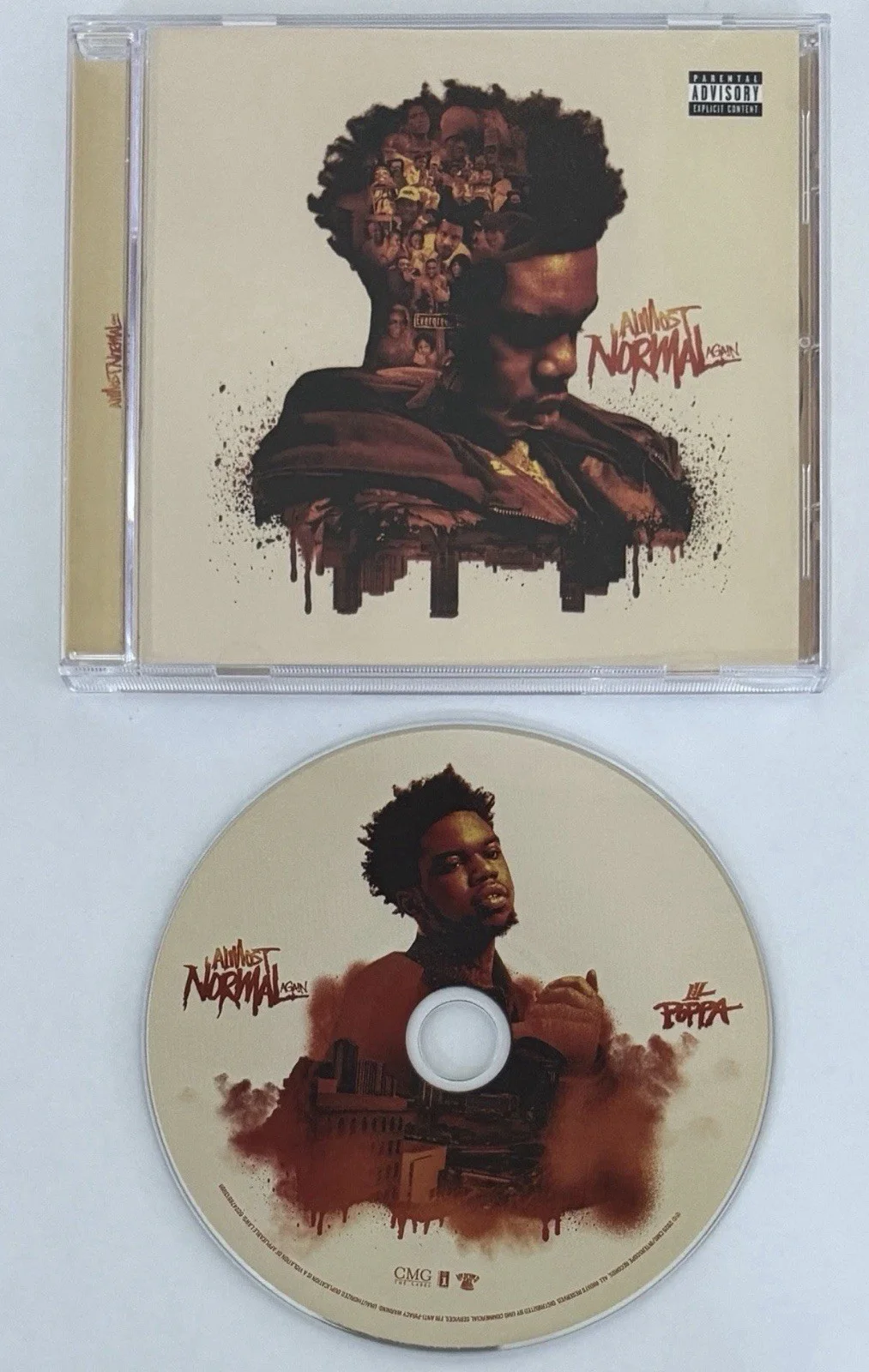 SIGNED Lil Poppa Almost Normal Again Album Photo Cover Art Card & CD SEALED NEW, image 3