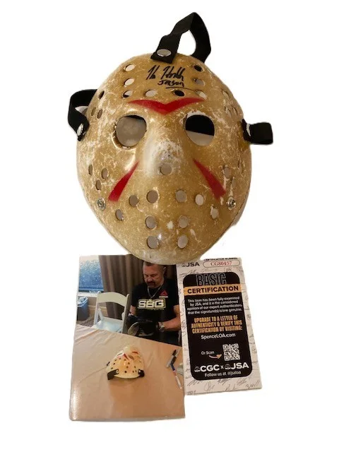 Kane Hodder — Kane Hodder Signed Hockey Mask Friday the 13th Jason Voorhees JSA COA & Photo, изображение 3