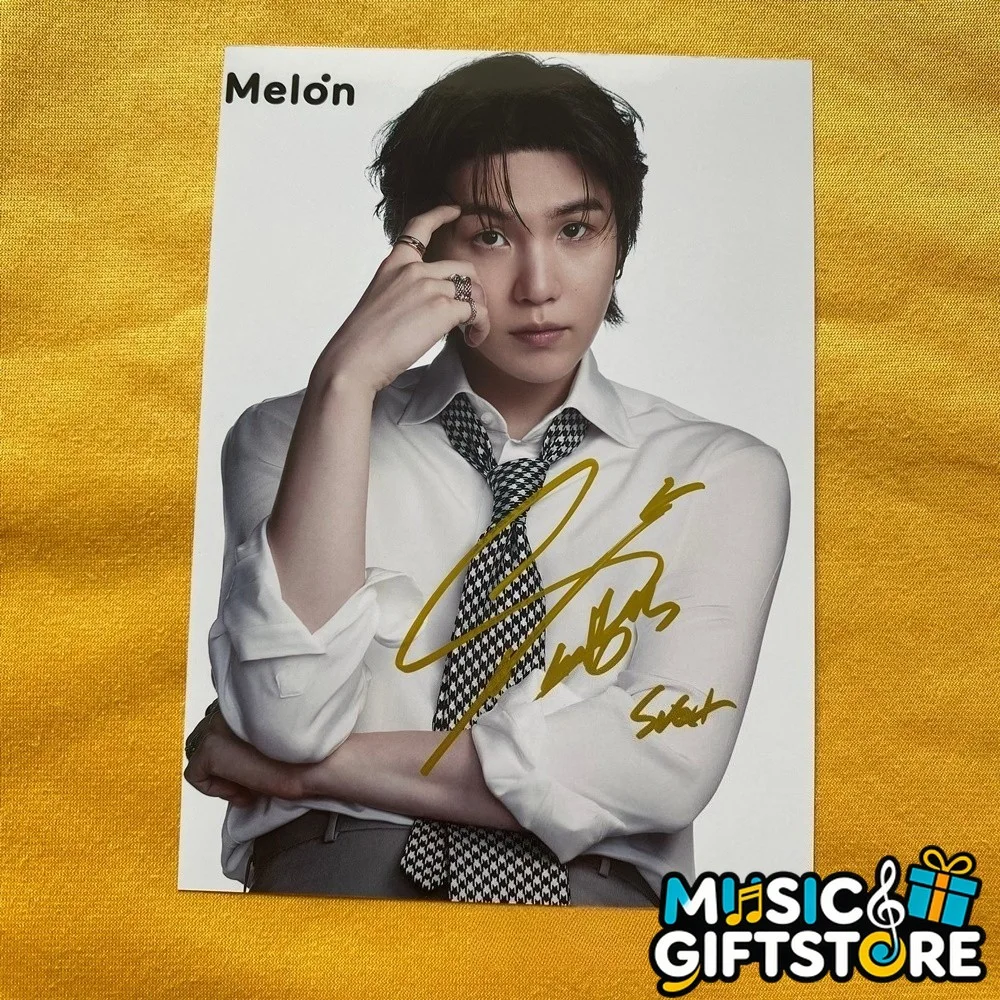 BTS ARIRANG JK JUNG KOOK V SUGA JIN JIMIN Autographed Signed 4*6 K-POP 2026B #MU, изображение 3