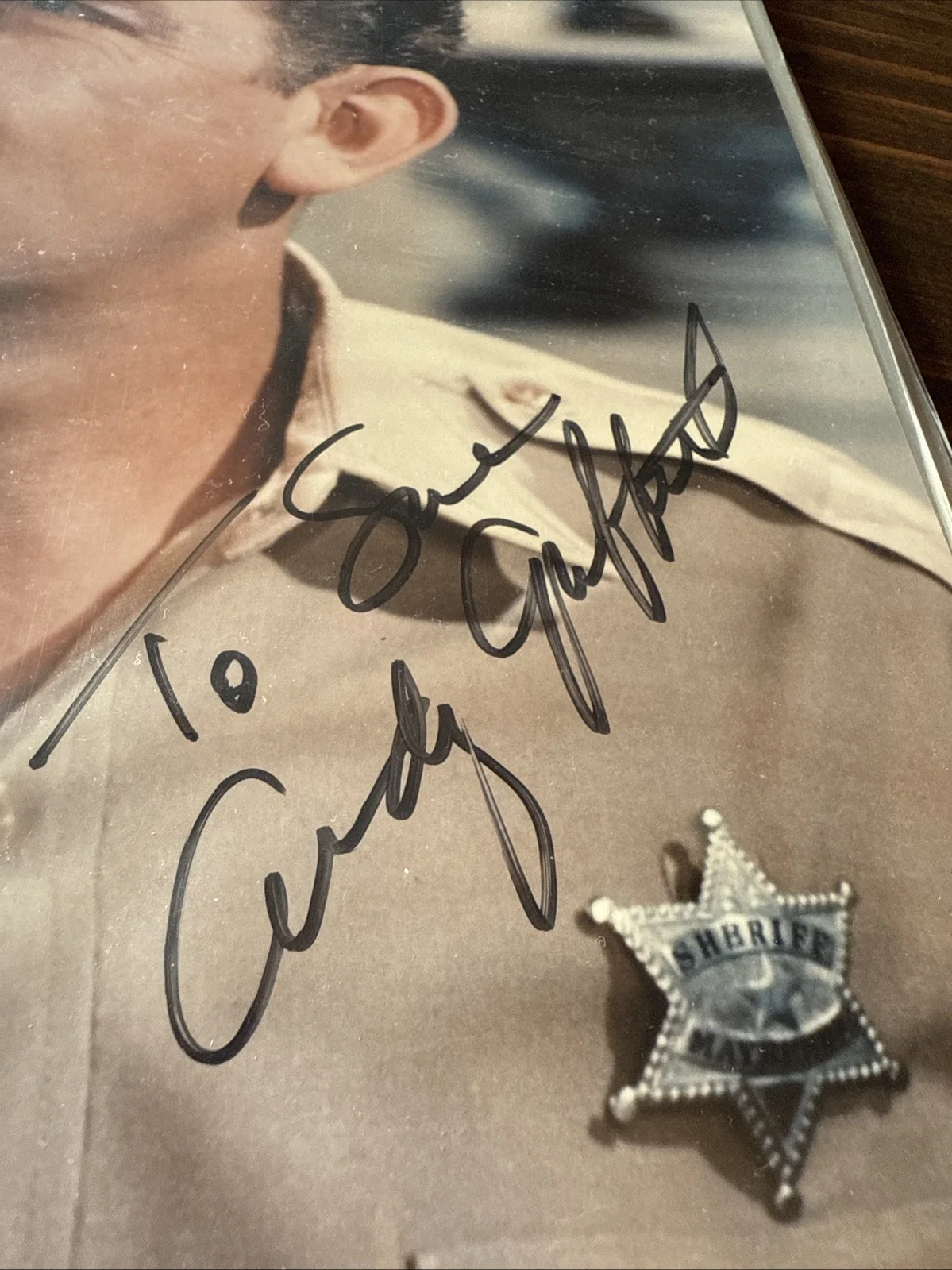 Andy Griffith — ANDY GRIFFITH SIGNED 8X10 THE ANDY GRIFFITH SHOW, image 2