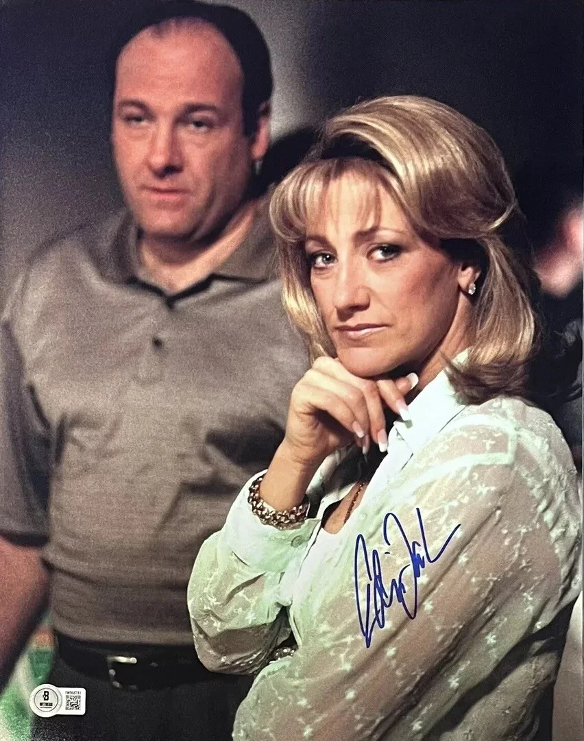 Edie Falco — Edie Falco "The Sopranos" Carmela Soprano Autographed 11x14 #1 Beckett Witnessed