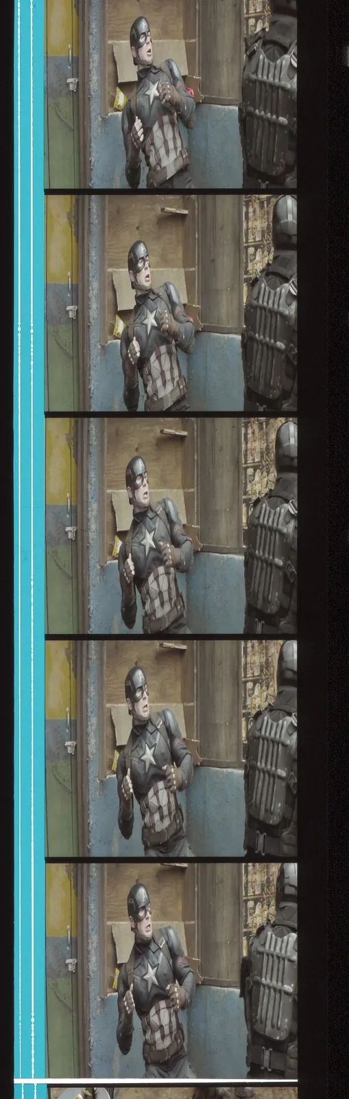 Captain America Civil War 35mm Film Cell strip very Rare var_b, image 4