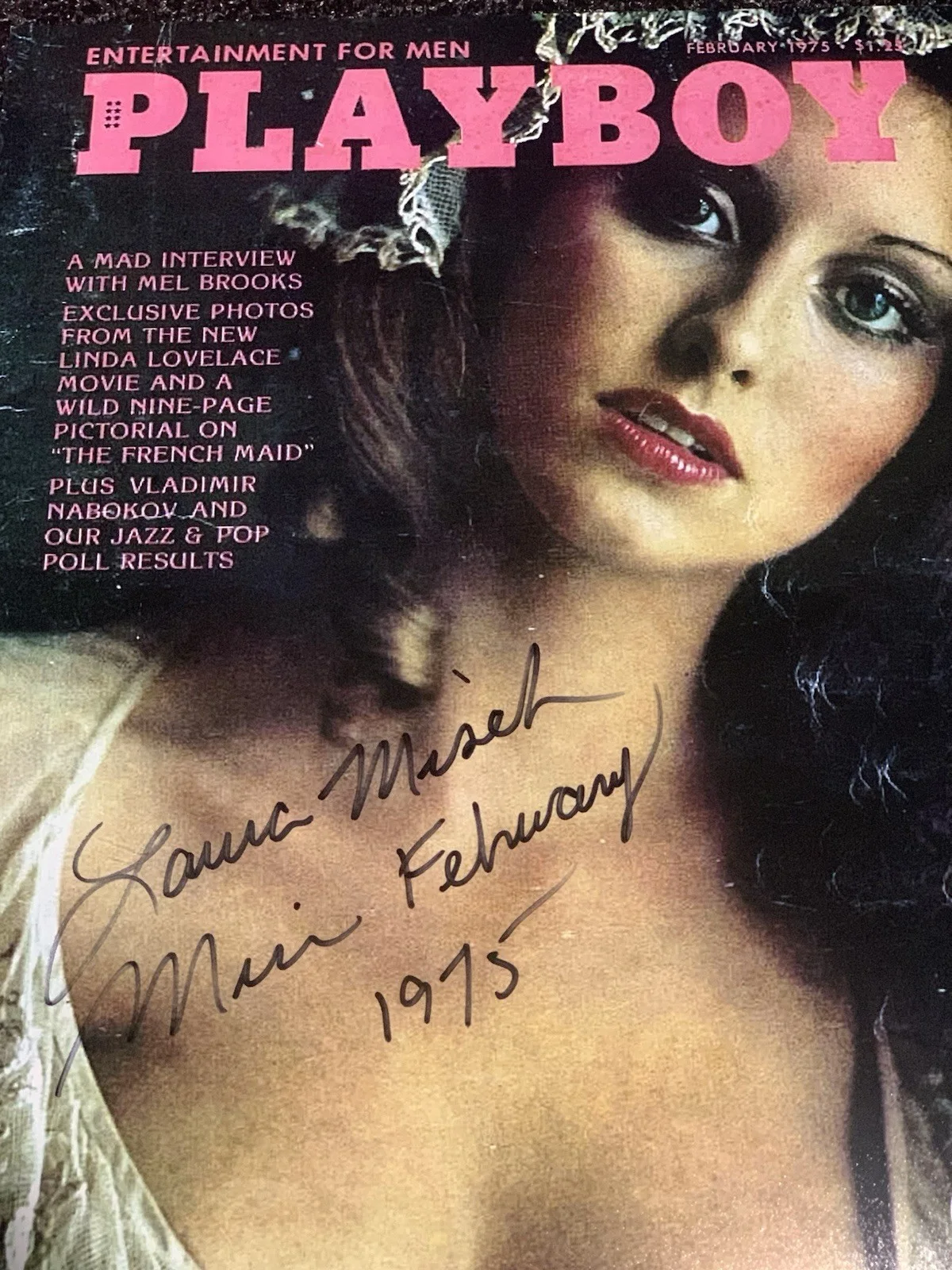 LAURA MISCH SIGNED 8X10 PHOTOS PLAYBOY LOT MISS 1975 CHEERLEADER BAS JSA PSA, image 3