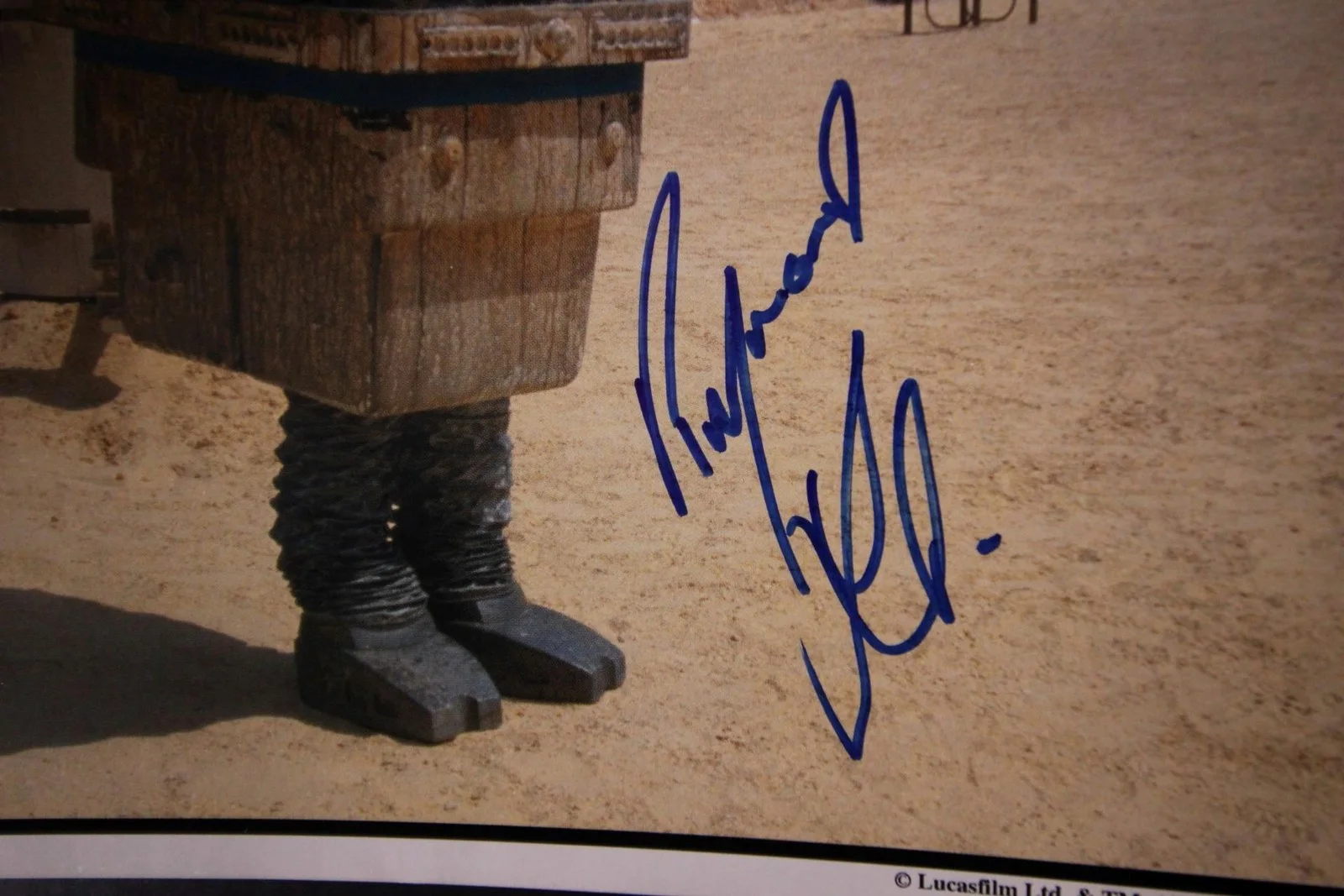 Raymond Griffiths — RAYMOND GRIFFITH (STAR WARS Droid GONK) AUTOGRAPH PHOTO~, image 2