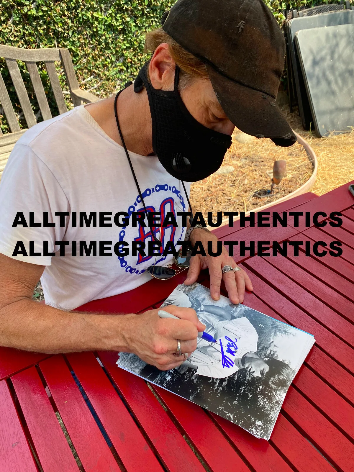 BILL ALLEN SIGNED 'RAD' CRU JONES #33 8x10 MOVIE PHOTO BAS 2 BECKETT COA PROOF, изображение 3