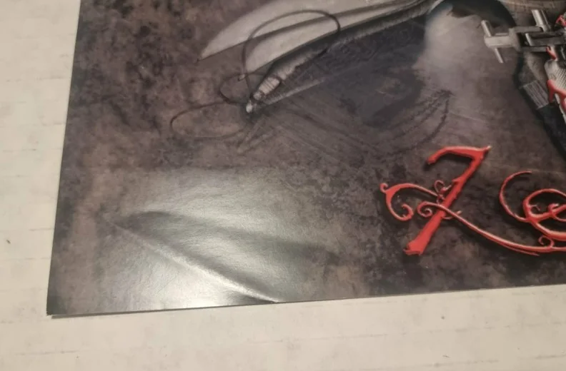 HELLOWEEN FULLY SIGNED '7 SINNERS' PROMO ALBUM ARTWORK, image 2