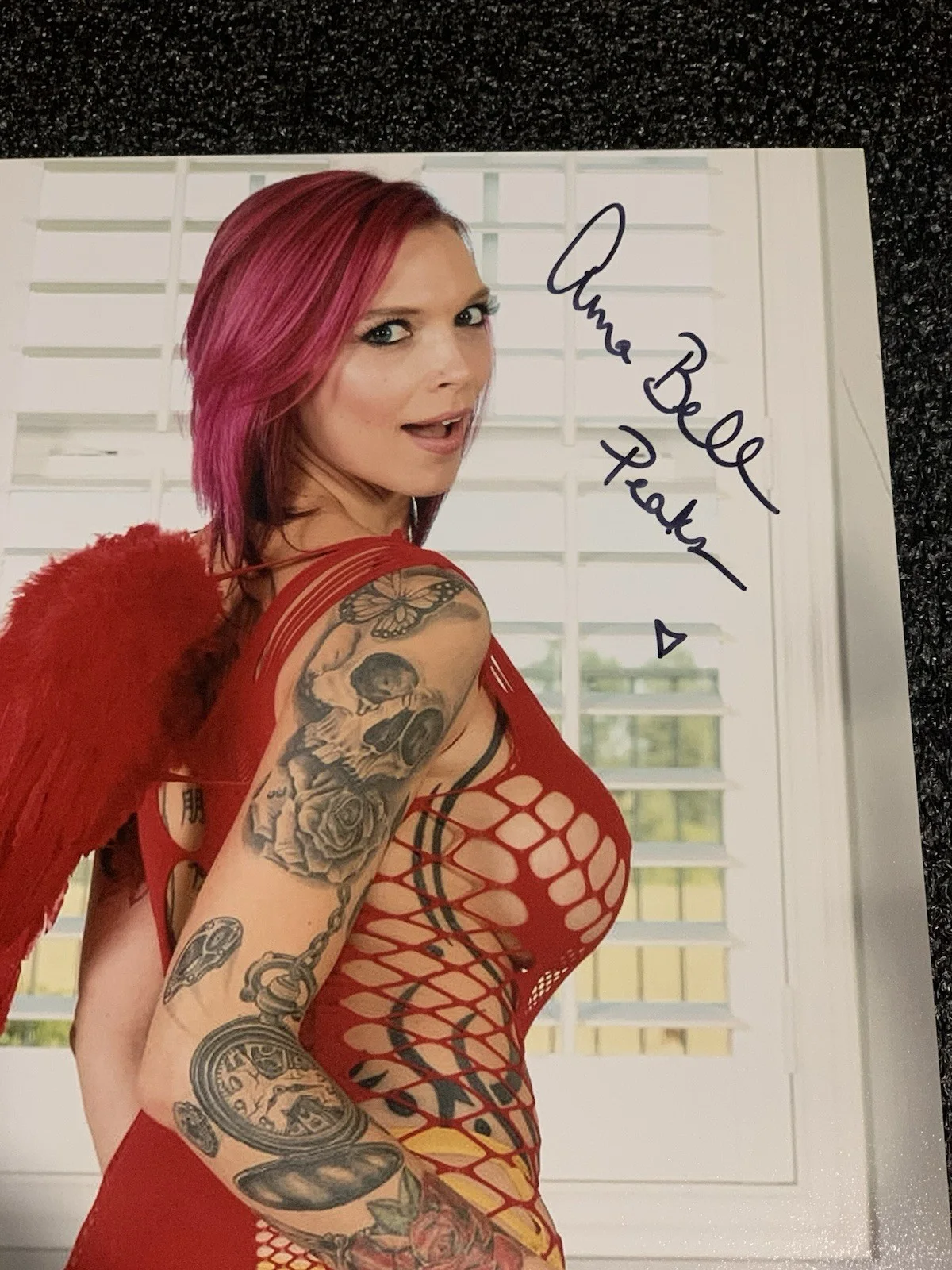 ANNA BELL PEAKS SIGNED 8x10 PHOTO POPULAR ADULT ACTRESS BECKETT BAS JSA PSA ACOA, изображение 2