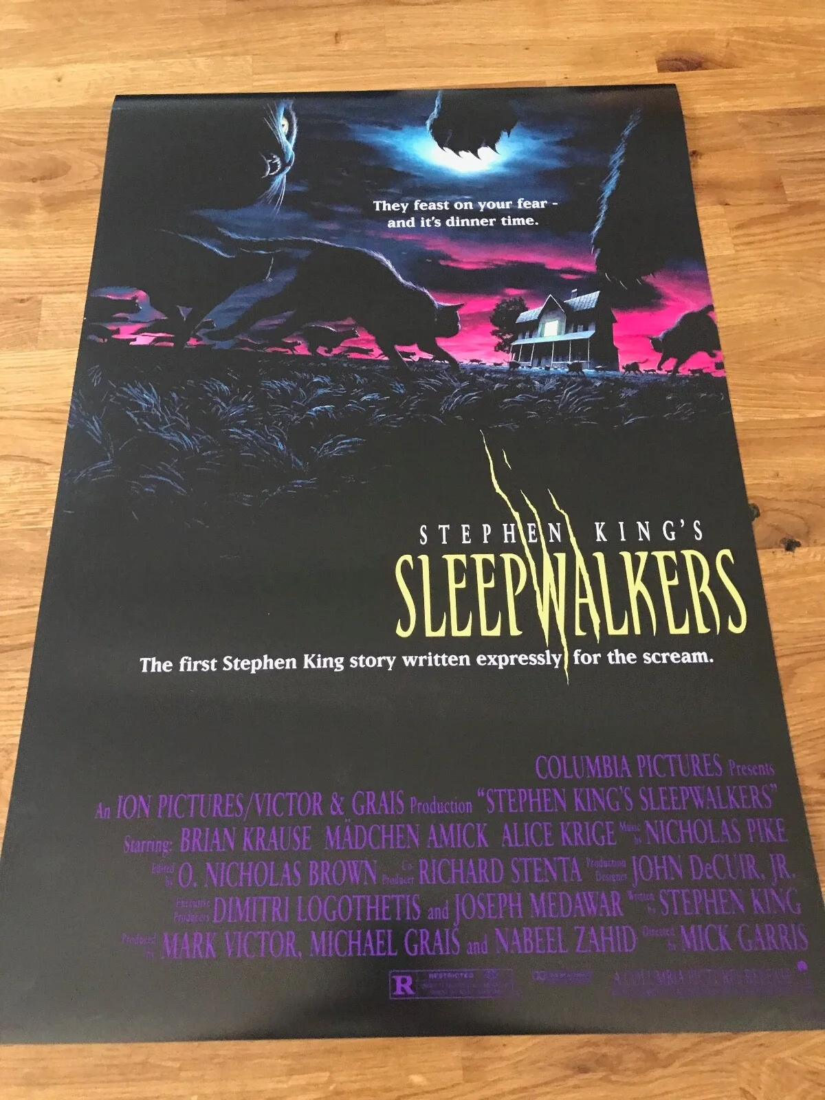Movie Poster Sleepwalkers 430mm x 640mm (bit bigger than A2), image 2