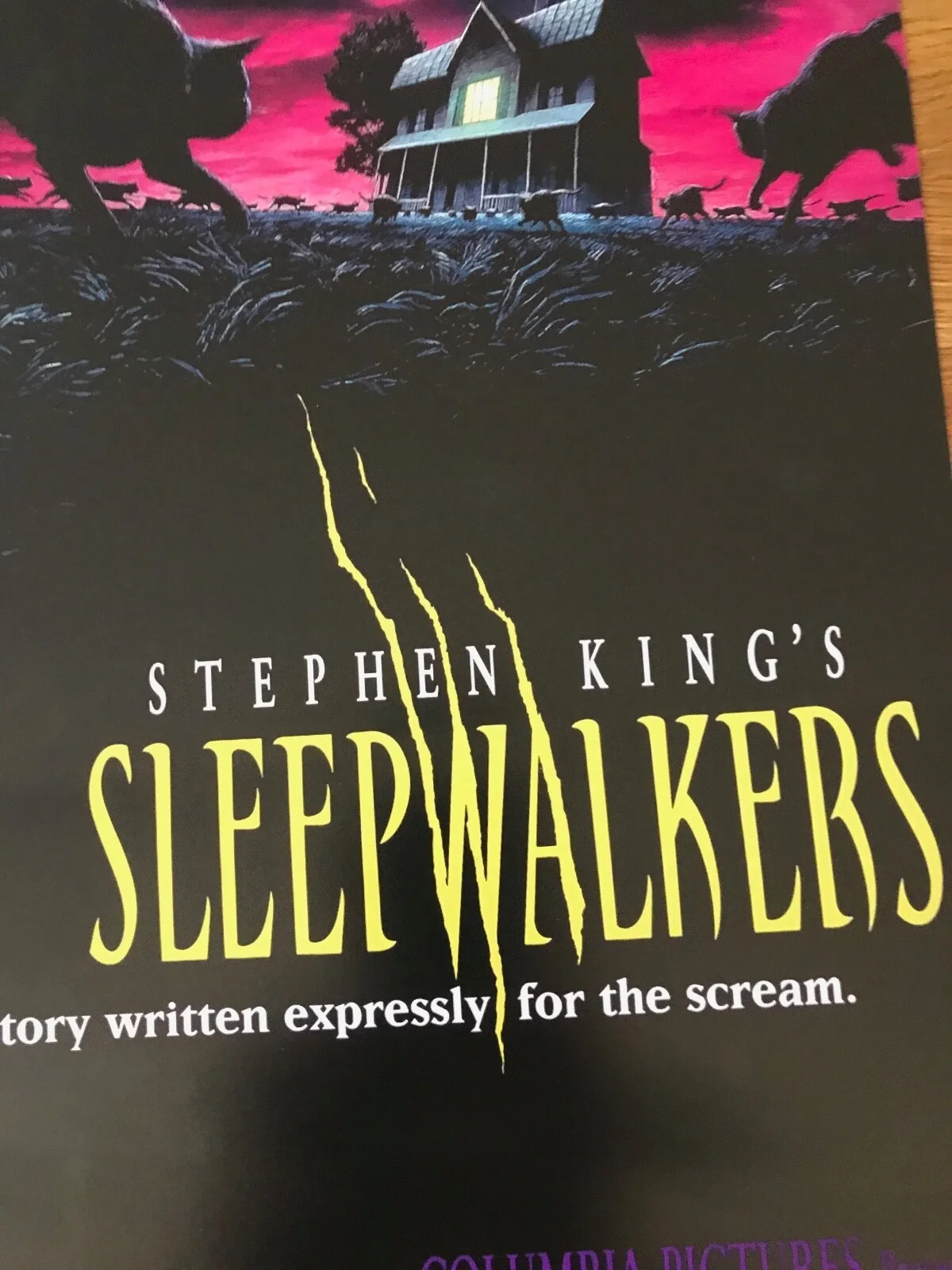 Movie Poster Sleepwalkers 430mm x 640mm (bit bigger than A2), image 3