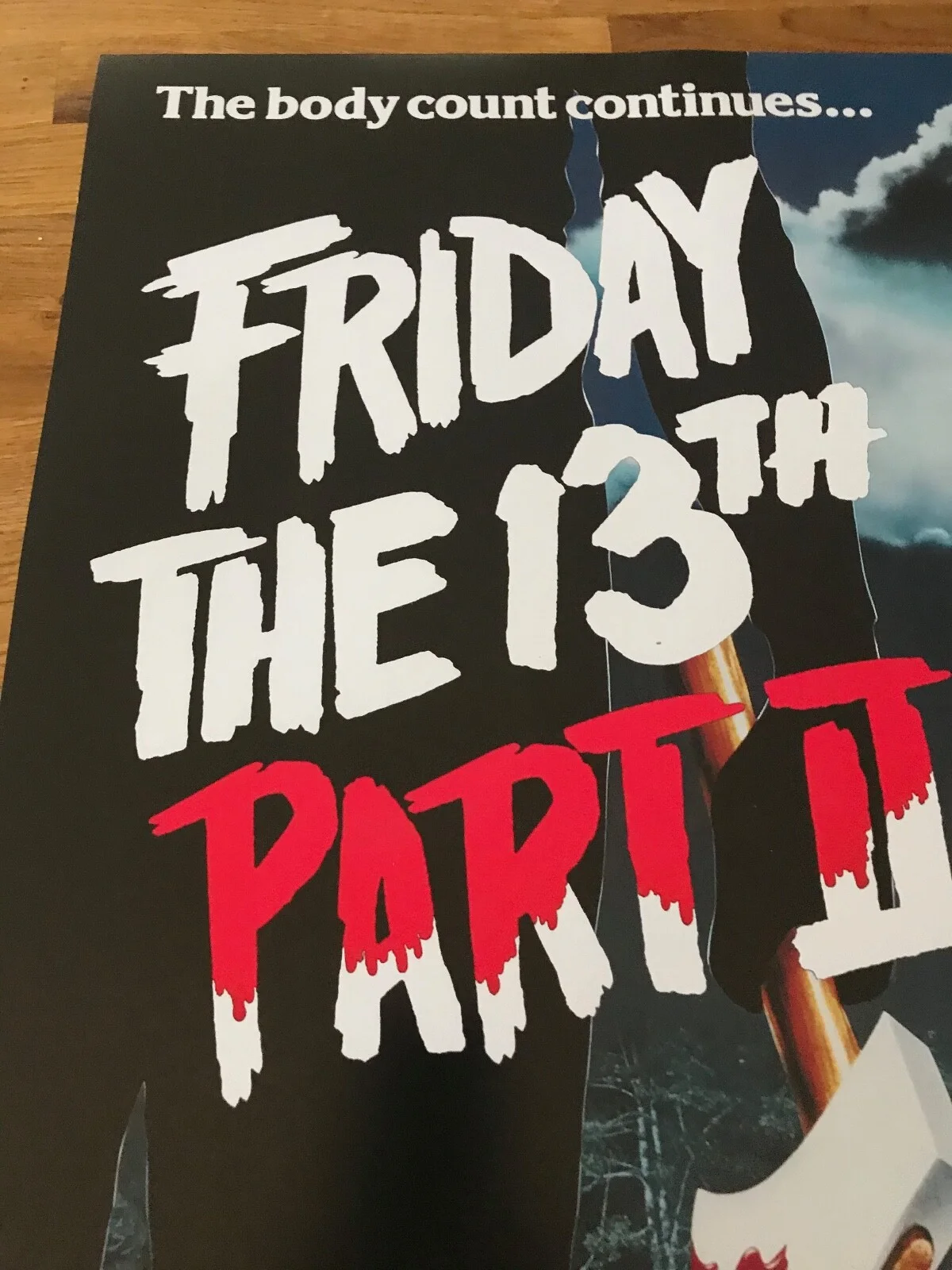 Movie Poster Friday The 13th part 2 430mm x 650mm (Bit bigger than A2), image 3