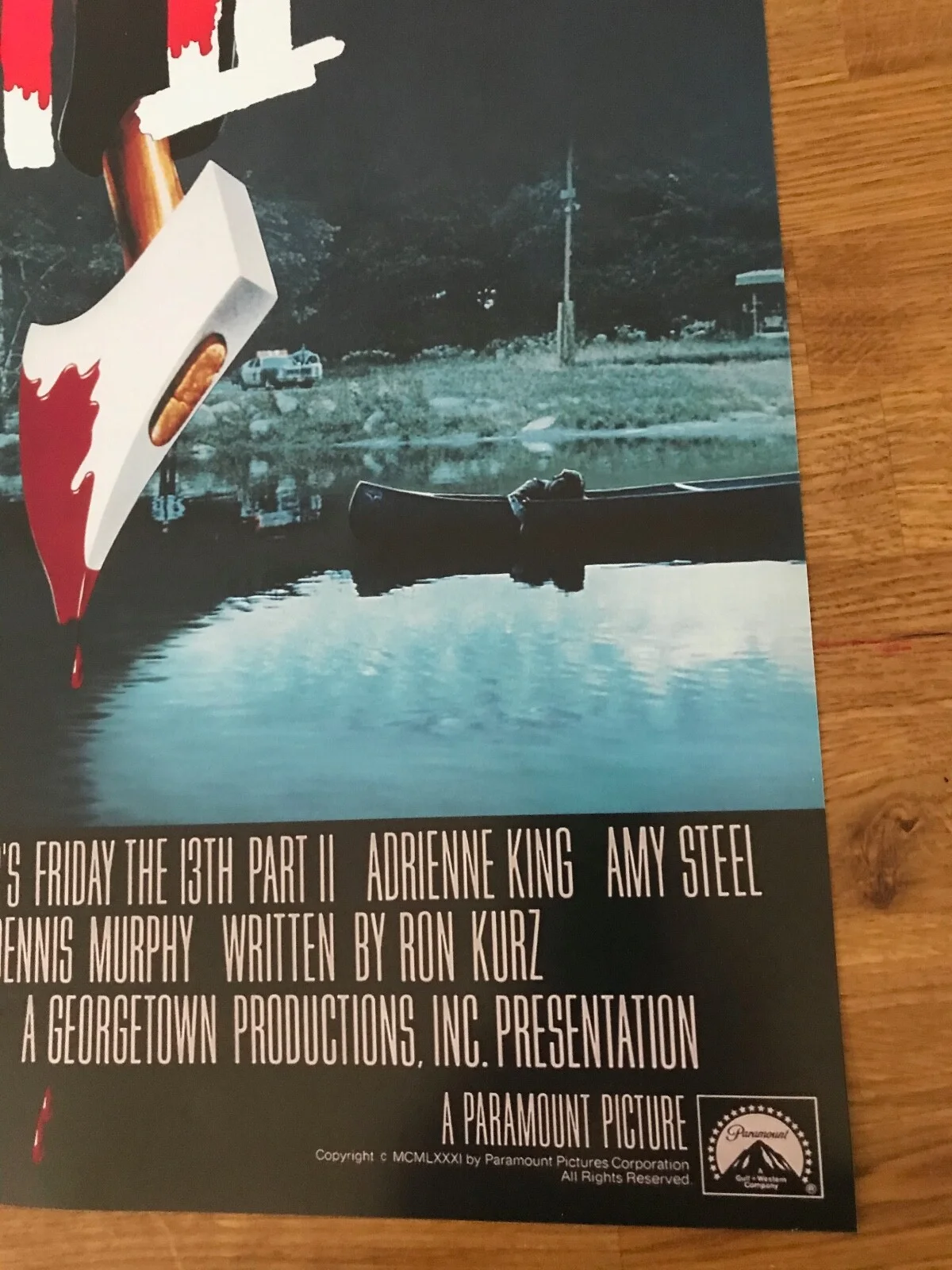 Movie Poster Friday The 13th part 2 430mm x 650mm (Bit bigger than A2), image 4