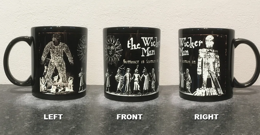 FOLK HORROR mugs 81 designs Custom made brand new wicker man witch satans claw, image 2