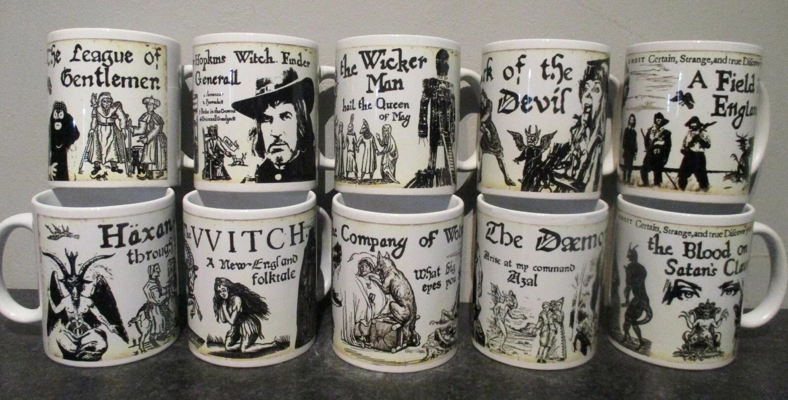 FOLK HORROR mugs 81 designs Custom made brand new wicker man witch satans claw, image 3