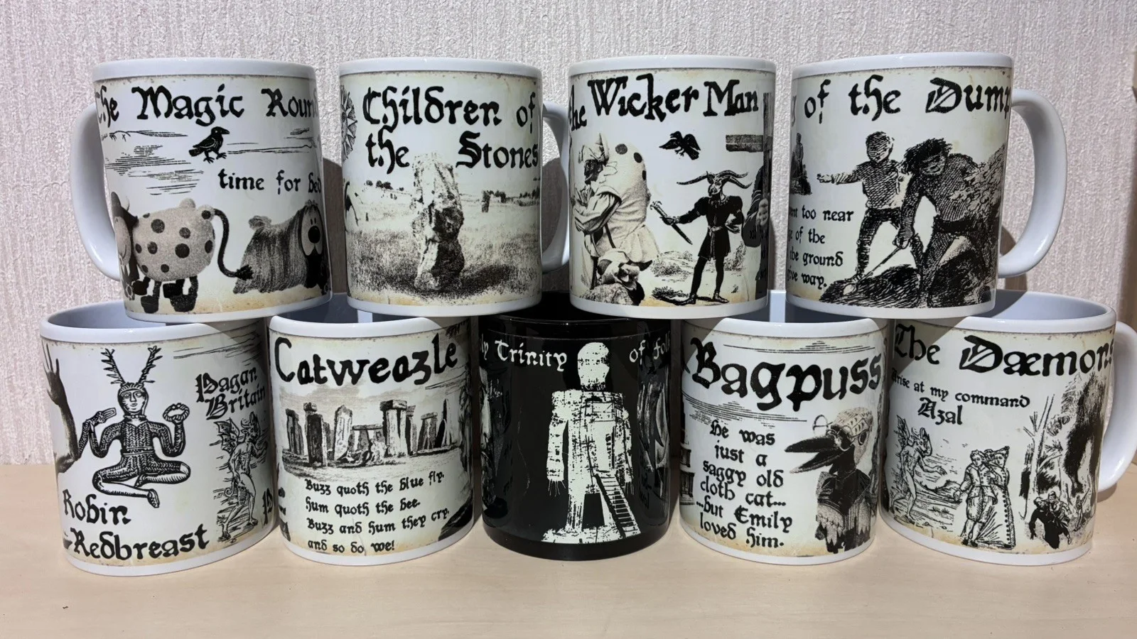FOLK HORROR mugs 81 designs Custom made brand new wicker man witch satans claw, image 4