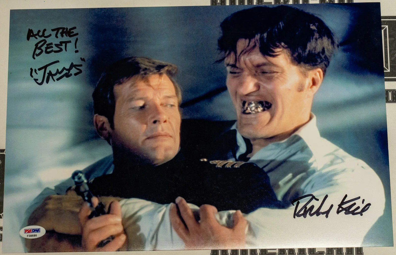 Richard Kiel — Richard Kiel Signed 10x15 Photo PSA/DNA James Bond 007 Moonraker JAWS Autograph, изображение 3