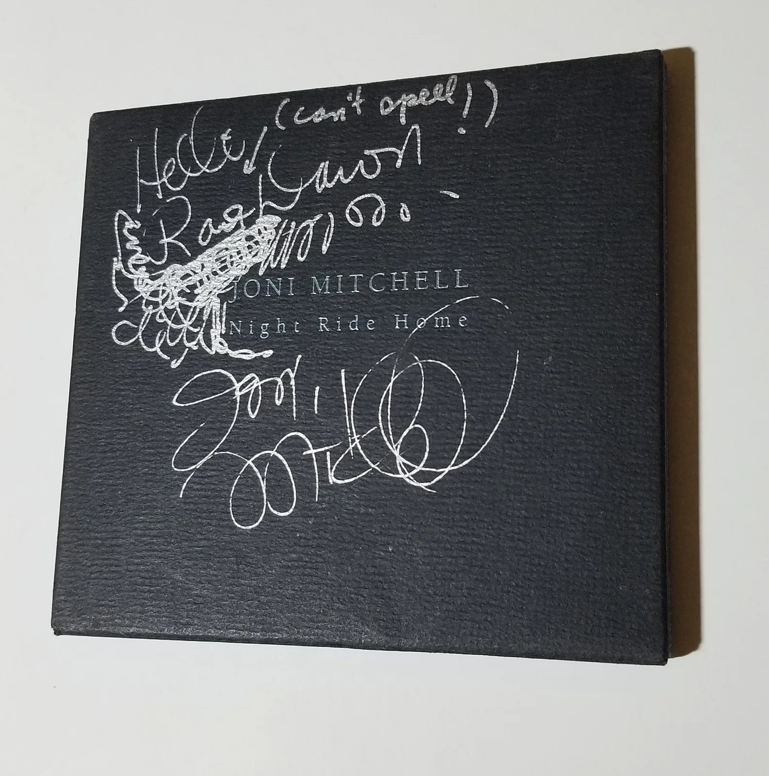 Joni Mitchell REAL SIGNED Night Ride Home CD Advanced Promo JSA LOA Unopened, image 2