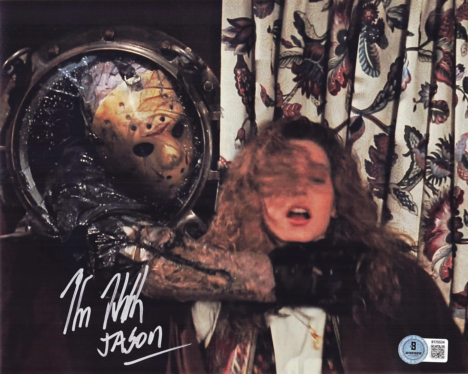 Kane Hodder — Kane Hodder Signed Jason Voorhees 8x10 Photo Friday the 13th Autograph BAS 534