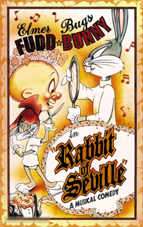 Rabbit of Seville Bug's Bunny 35mm Film Cell strip very Rare var_b, image 2