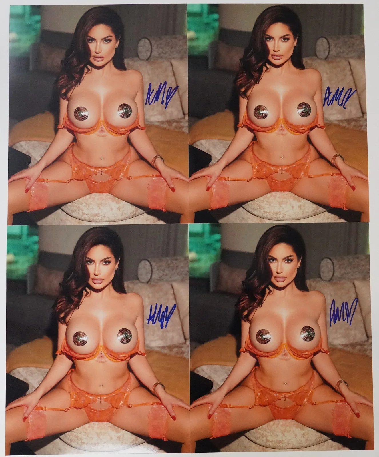 Annabelle Masterson — Annabelle Masterson Signed 8x10 Photo BAS COA Playboy & FHM Cover Model Auto'd C, изображение 3