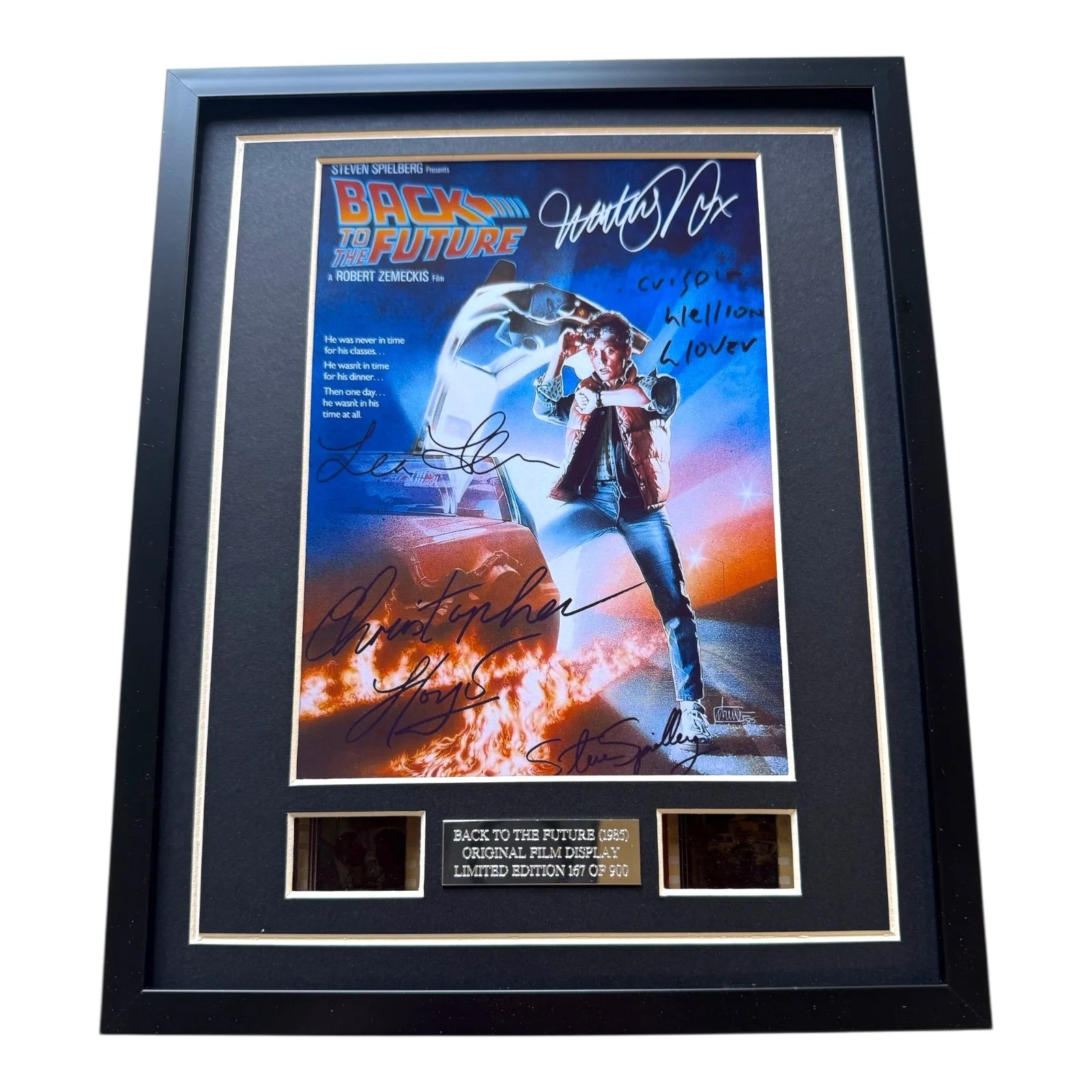 BACK TO THE FUTURE Signed Film Cells Framed MICHAEL J FOX MOVIE MEMORABILIA GIFT, изображение 2